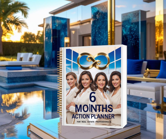 My RcooVibe™ 🔥 Close More Deals + Stay Organized: The 6-Month Realtor Action Planner.Digital Download)