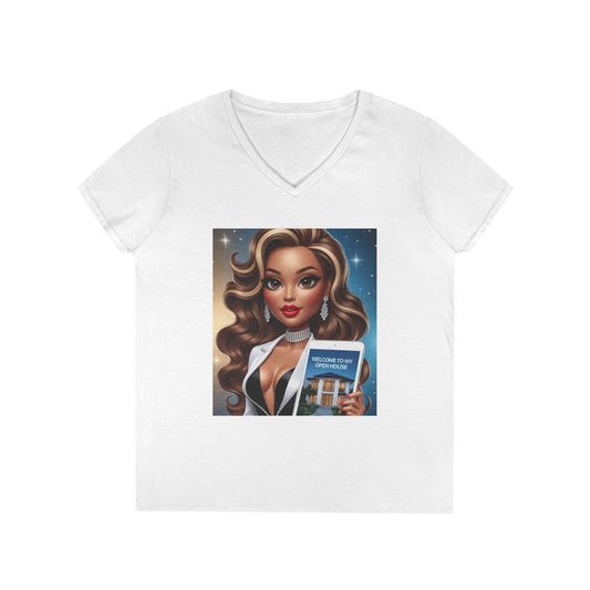 Ladies' V-Neck T-Shirt