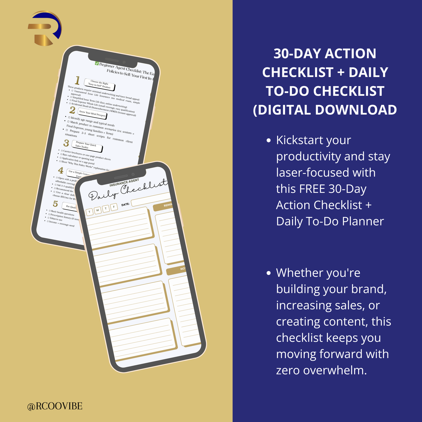 ✅ Beginner Agent Checklist: The Easiest Life Insurance Policies to Sell (Your First In-Force Case)