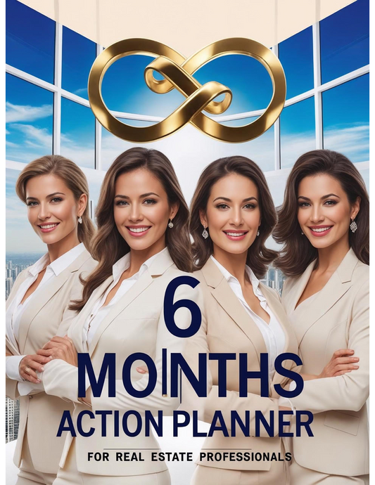 My RcooVibe™ 🔥 Close More Deals + Stay Organized: The 6-Month Realtor Action Planner.Digital Download)